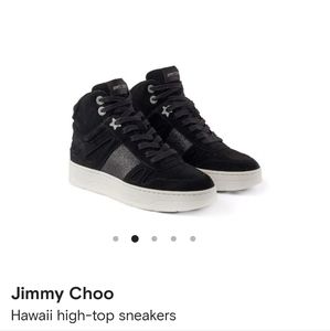 Jimmy Choo Hightop Sneakers size 39